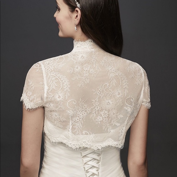 Davids Bridal Lace Bolero Wedding Shrug 